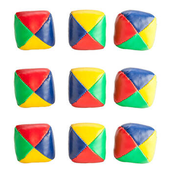 3x 3pc MDI Juggling Balls Set Beginner Circus Skill Game Toy 6cm