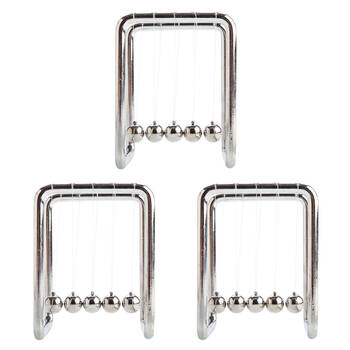 3PK Worlds Smallest Newtons Cradle Home/Office Decor Miniature Toy Kids 6y+