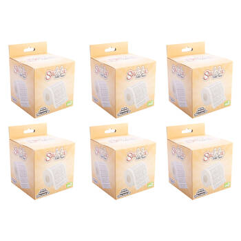 6PK MDI Toilet & Bathroom Paper Tissue Roll Sudoku Puzzle Design 3ply