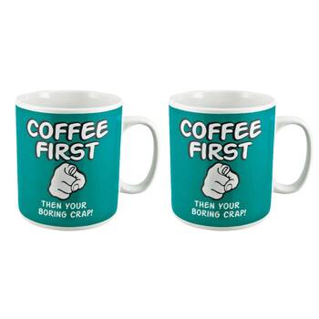 2PK MDI Giant Mug Coffee First Kitchen Drinkware Coffee Mug