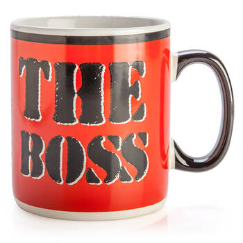 MDI Giant Mug the Boss Drinkware Ceramic Coffee Mug Red