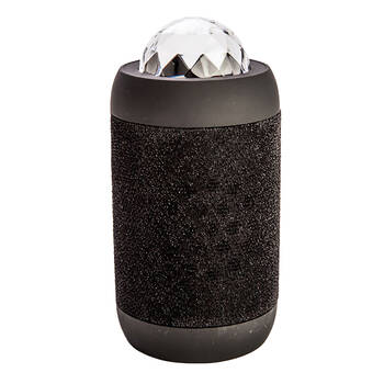Art + Tech Disco Ball Party Speaker 7.5x14.5cm - Black