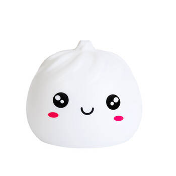 Art + Tech LED Lamp Steamed Bun Cute Night Light Novelty Decor 11x11cm