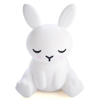 Lil Dreamers Silicone Touch Led Lamp Light Kids Room Decor White - Bunny