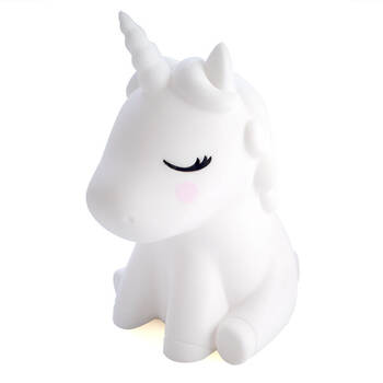Lil Dreamers Silicone Touch Led Lamp Light Kids Room Decor White - Unicorn