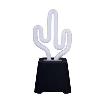 Art + Tech Neon Light Speaker Cactus 8.9x18.1cm - Green