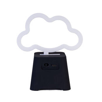 Art + Tech Neon Light Speaker Cloud 13.8x15.1cm - Blue
