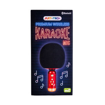 Art + Tech Premium Wireless Rechargable Karaoke Microphone 10.7x10.7x20.8cm