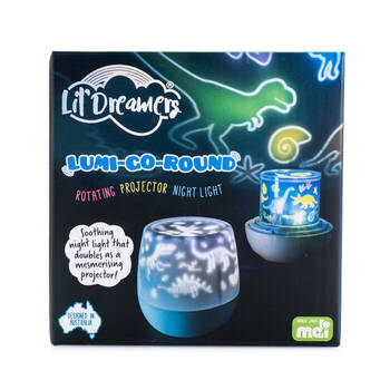 Lil Dreamers Glowing Rotating LED Projector Dinosaurs 12.9x12.9x12.9cm