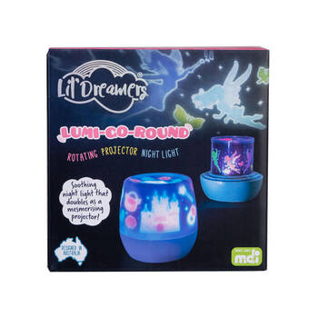 Lil Dreamers Glowing Rotating LED Projector Fairytale 12.9x12.9x12.9cm