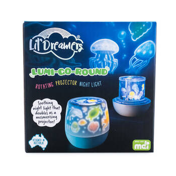 Lil Dreamers Glowing Rotating LED Projector Sea Animal 12.9x12.9x12.9cm