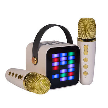 Art + Tech Wireless Bluetooth Karaoke Duo Microphone Rechargeable Set