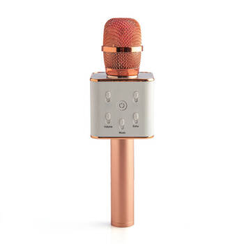 Art + Tech Wireless Bluetooth Karaoke Microphone Rechargeable Rose Gold