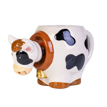 MDI 3D Cow Bobble Head Ceramic Coffee/Tea Mug 17.5x11cm