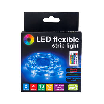 MDI LED Flexible Strip Light Room Accent Mood Lighting 200x2.5cm