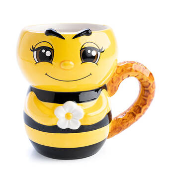 Joybee 3D Bee Ceramic Coffee/Tea Mug 13x12cm - Yellow