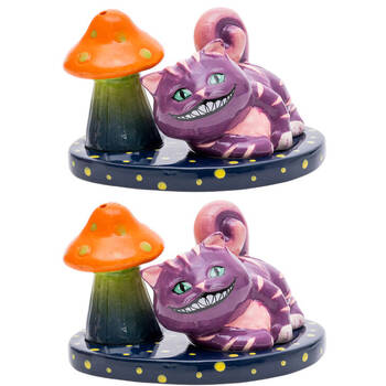 2x 2pc Flavour Mates Salt & Pepper Set 12.9x9.9x7.8cm Mad Cat w/ Mushroom