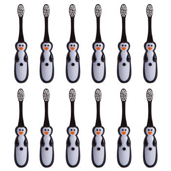 12PK Penguin Island Flashing Toothbrush 26x14.5cm - Penguin 3y+