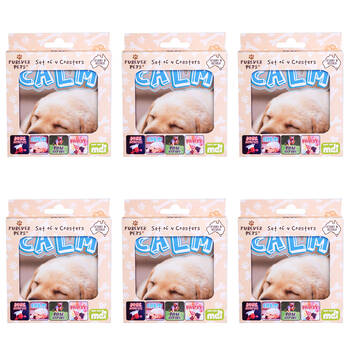 6x 4pc MDI Cork-Backed Drink Coasters Set Square Pet Dog