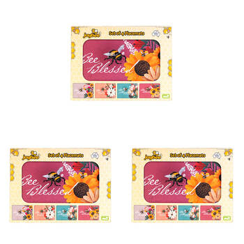 3x 4pc MDI Cord-Backed Heat-Resistant Placemat Set 29x21.5x0.5cm Joybee Bee