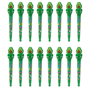 16PK MDI Pen Spinning Avocado Ballpoint School Supplies Stationery 16.5cm Green