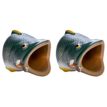 2PK MDI Bottle/Can Cooler Stubby Holder Barware Accessory - Bass