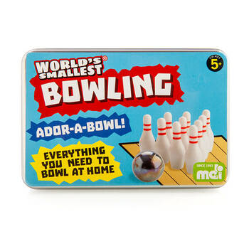 Worlds Smallest Bowling Board Game Miniature Toy Set Kids/Children 5y+