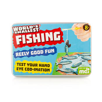 Worlds Smallest Fishing Set Board Game Miniature Toy Kids/Children 8y+