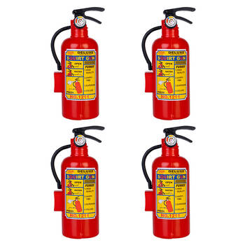 4PK Worlds Smallest World Fire Extinguisher Squirt Gun Miniature Toy Kids 6y+