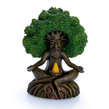 MDI Mystical Worlds Backflow Burner Old Man Tree Incense Burner