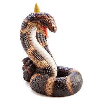 MDI Backflow Burner Snake Cobra Incense Burner - Brown
