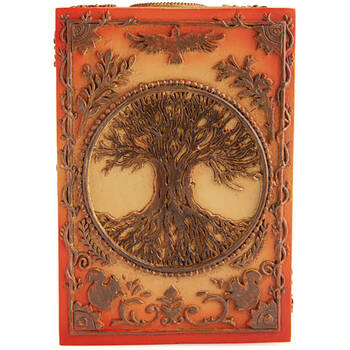 Mystical Worlds Tarot Box Wellbeing Tree Jewellery Trinket Home Decor