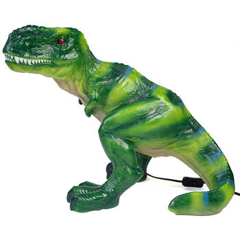 Dino Island Giant Table Lamp Kids Bedside Decor T-Rex 