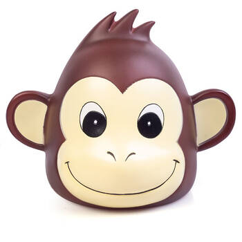 Smooshos Pal Table Lamp Children Night Light Bedroom Decor Brown Monkey