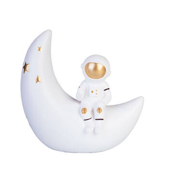 MDI Table Lamp Night Light Bedroom Decor Kids/Children Moon Astronaut White