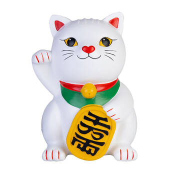 MDI Table Lamp Night Light Bedroom Decor Kids/Children Lucky Kitty White