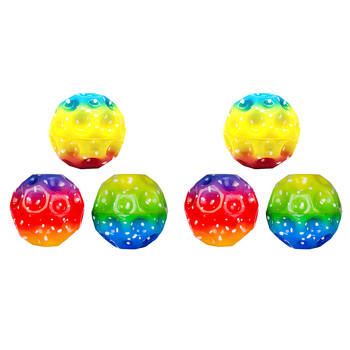 6PK MDI Bouncing Asteroid Ball Kids/Children Toy Rainbow Assorted