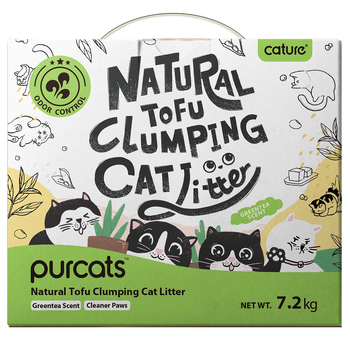 Cature 18L/7.2kg Natural Tofu Clumping Cat Litter Green Tea