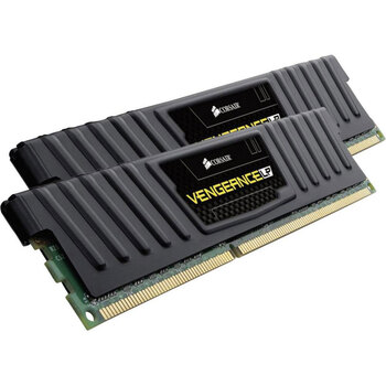 Corsair Vengeance LP 2x4GB 8GB DDR3 1600MHz C9 DRAM Memory for PC - Black