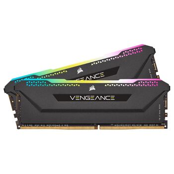 Corsair Vengeance RGB PRO SL 2x8GB 16GB DDR4 3200Mhz f/AMD Gaming PC - Black
