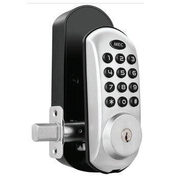 Mec Electronic 20 Code Smart Lock Chrome
