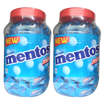 2x Mentos 540g Jar - Mint