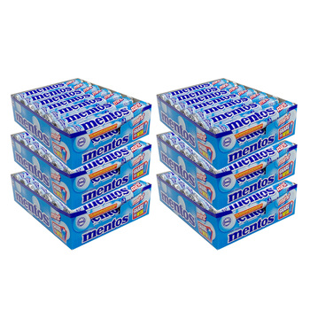 6x 14PK Mentos Roll Pack - Mint