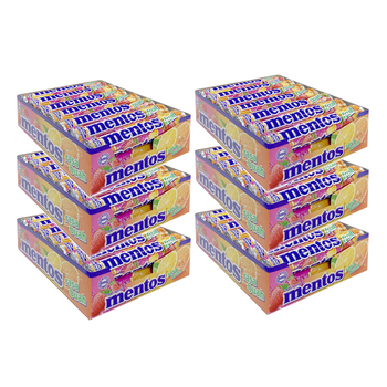 6x 14PK Mentos Roll Pack - Fruity