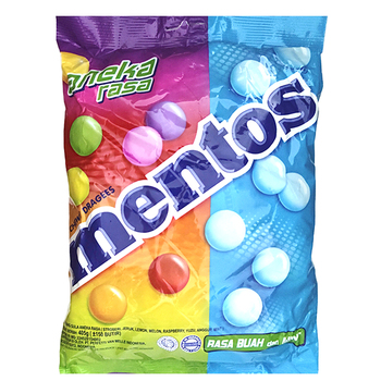 Mentos 405g Mixed Bag - Mint & Fruity