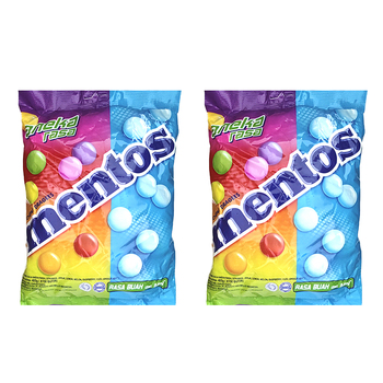 2x Mentos 405g Mixed Bag - Mint & Fruity