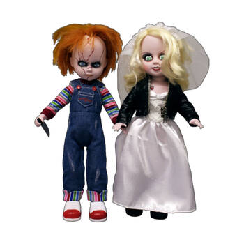 2pc  LDD Presents Chucky & Tiffany Doll Figures 25cm