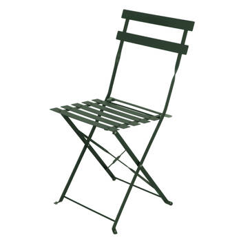 Esschert Design Green Bistro Folding Chair Garden Outdoor Furniture 40.7cm