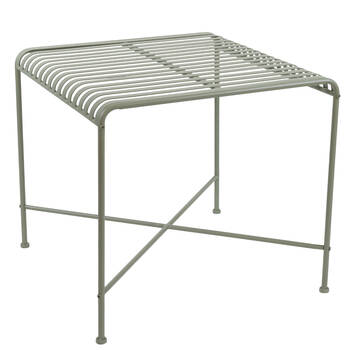 Esschert Design Iron Square Table Garden Decor Outdoor Furniture 80x79.5cm Sand