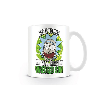Adult Swim Rick and Morty Catch Phrase Coffee Mug Drinking Cup 300ml